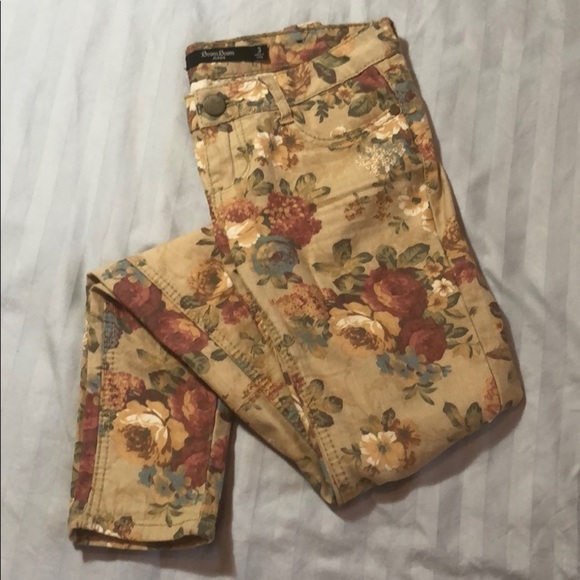 Boom Boom Jeans Denim - FLORAL Print Skinny Jeans